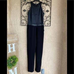 Maje animal print top jumpsuit